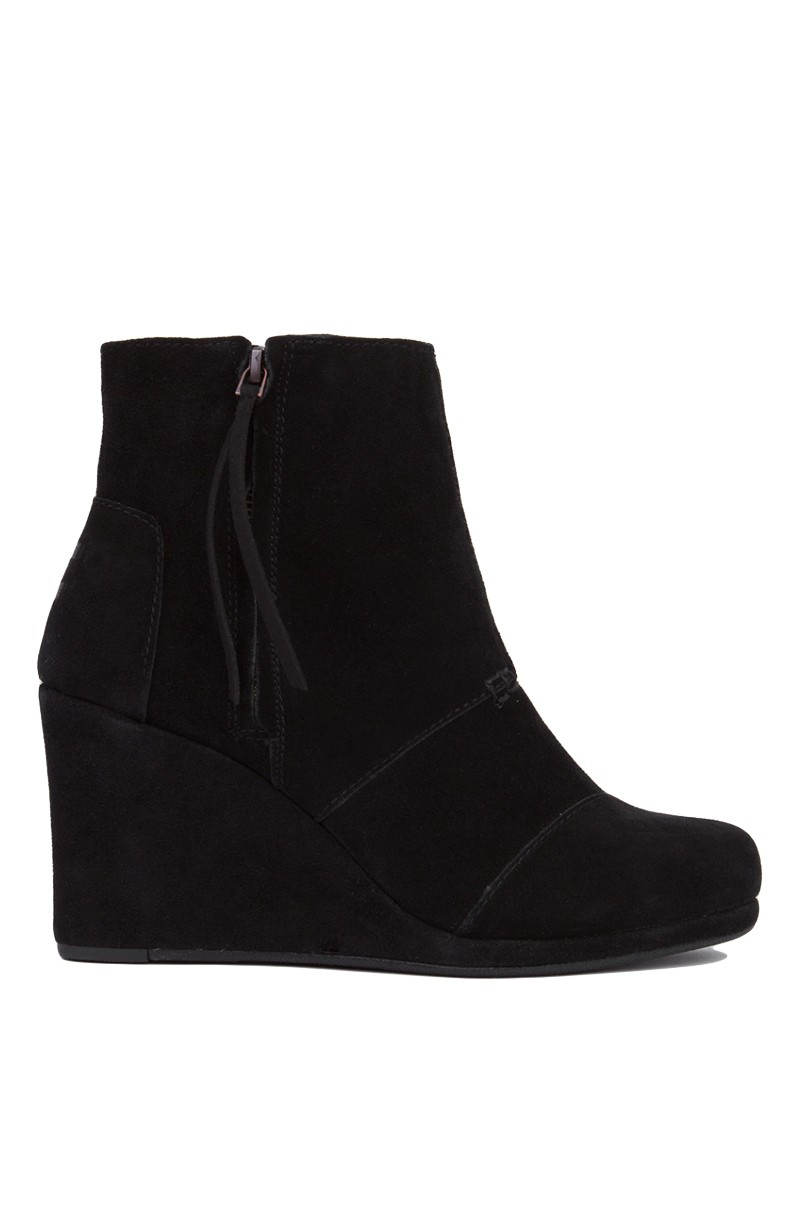 Your Selections Shop black suede wedge boots at Neiman Marcus, where you will find free shipping on the latest in fashion from top designers.